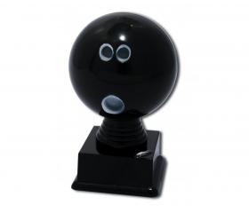 F1334 Soška bowlingová koule černo-bílá
