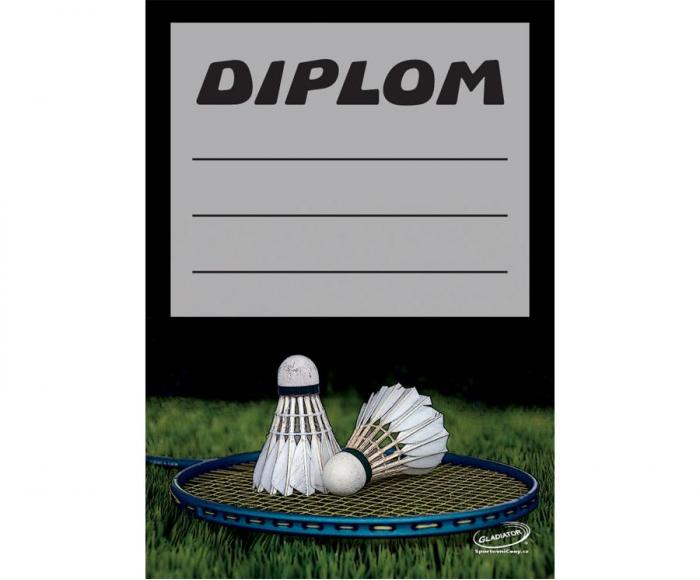 DB01b Diplom badminton ZDARMA - Kliknutím zobrazíte detail obrázku.